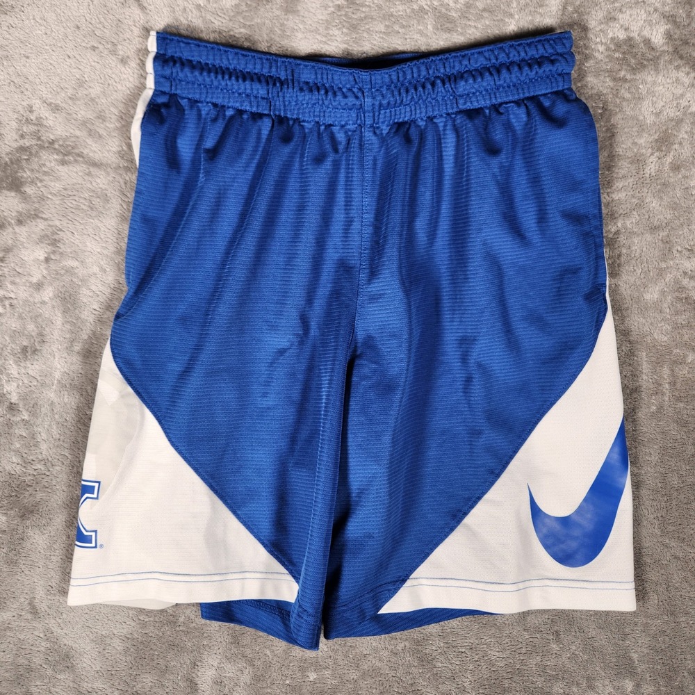 Nike Kentucky Wildcats Basketball Shorts Mens Medium Blue Excellent Logo Mesh UK
